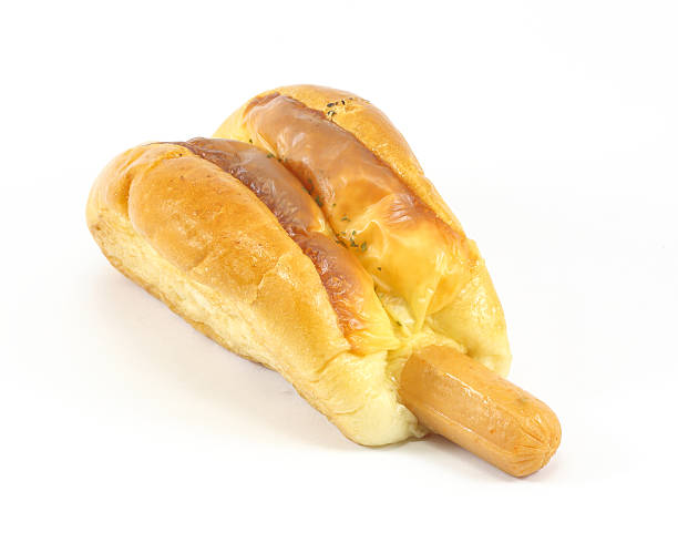 istock Sausage hotdog roll bun 504103526