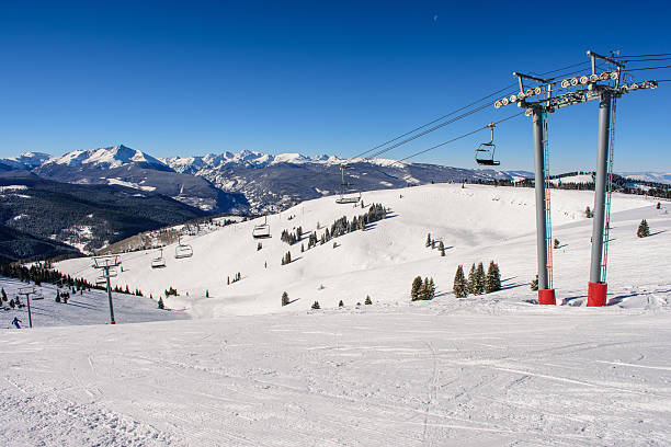 istock Ski Lift at Vail, Colorado 504105176