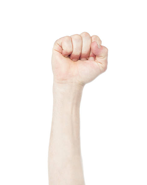 istock Male hand clenched fist 504105741