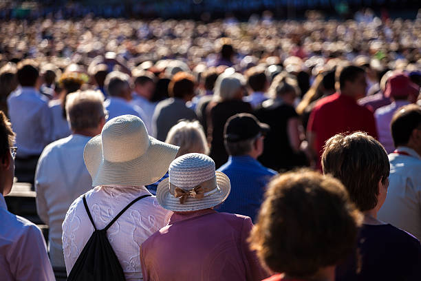 istock Large crowd of people 504106541
