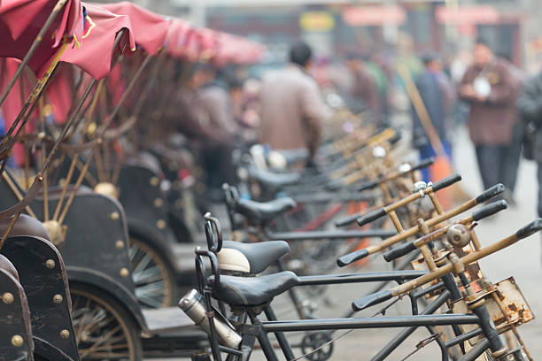 istock Beijing’s Sanlunche (Tricycles), China 504108074