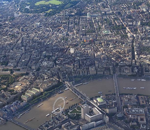istock Aerial view of London 504108500