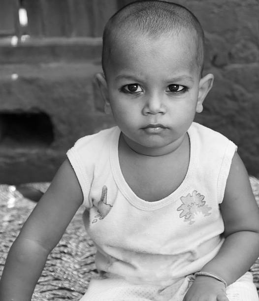 istock Cute innocent little boy portrait 504109056
