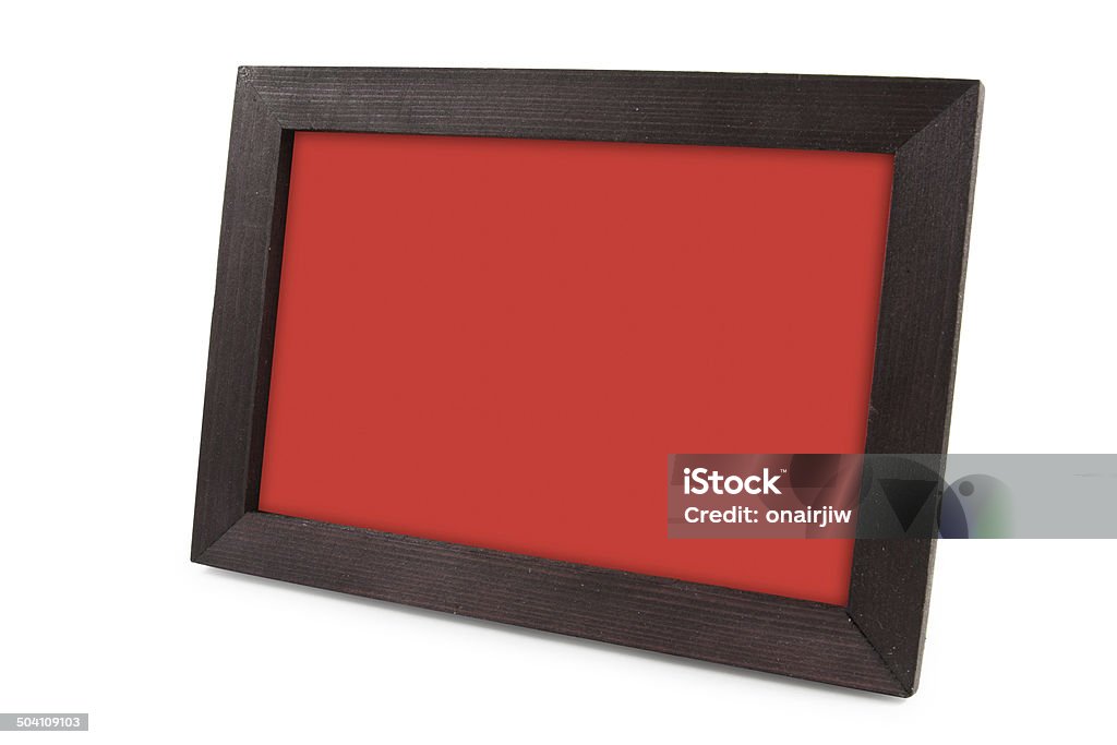 frame old wooden frame on white Abstract Stock Photo