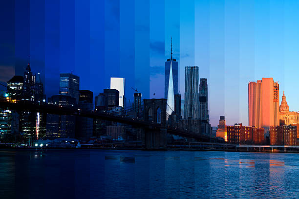 istock Morning over Manhattan. Fantastic Collage 504118638