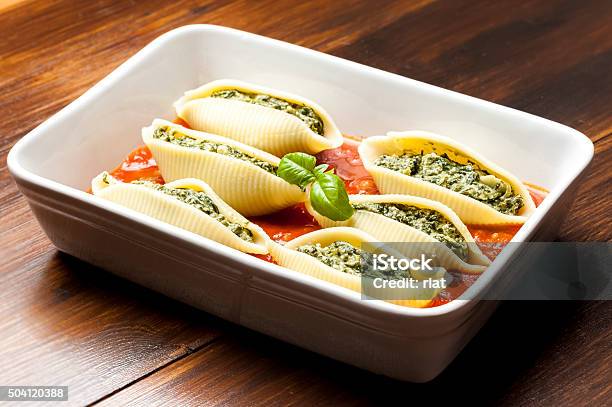 Pasta Stock Photo - Download Image Now - Baked, Baking, Basil