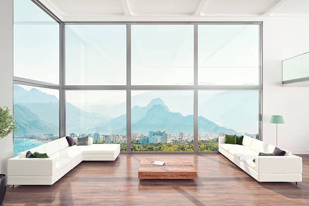 istock Luxury Loft Living Room Apartment Interior 504120894
