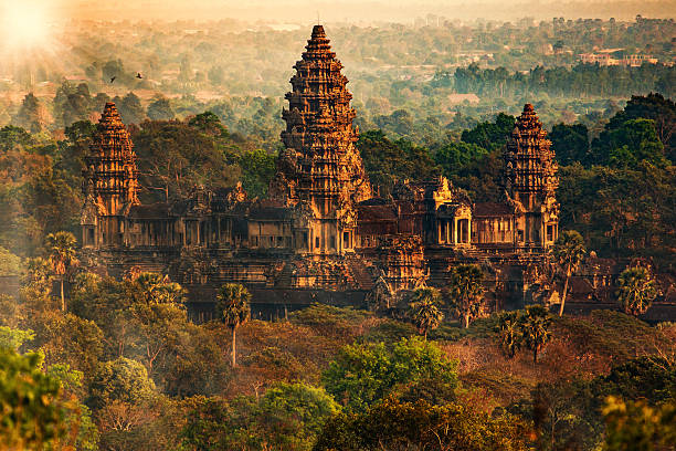 angkor wat - siem riep fotografías e imágenes de stock