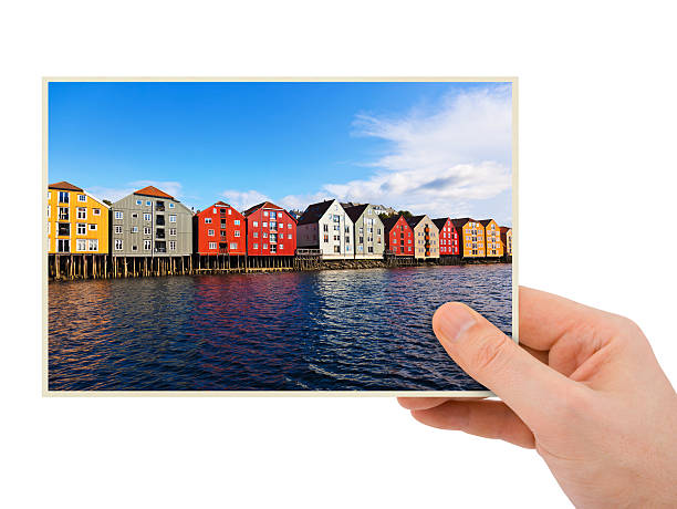 istock Norway travel photography in hand (Trondheim) 504123816