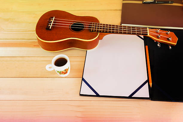 istock Vintage look of classic ukulele 504124458