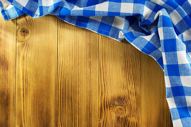 istock cloth napkin on wood 504124924