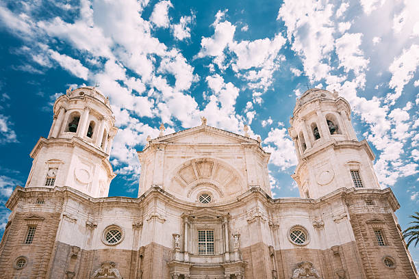 istock Cathedral in Cadiz, Spain. Sunny day 504125402