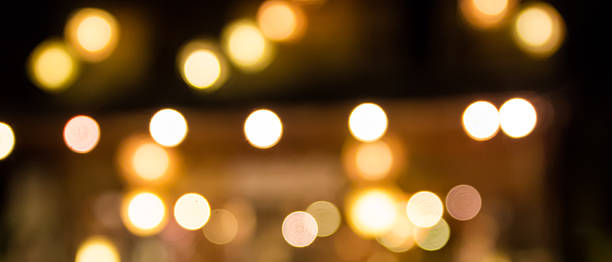 istock Abstract circular bokeh background of light 504127238