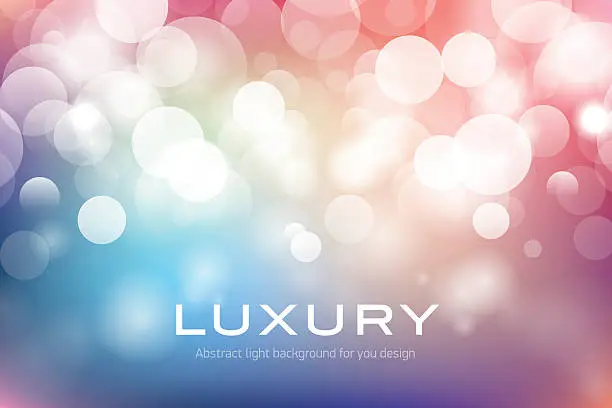 Vector illustration of Luxury, abstract light background for you design