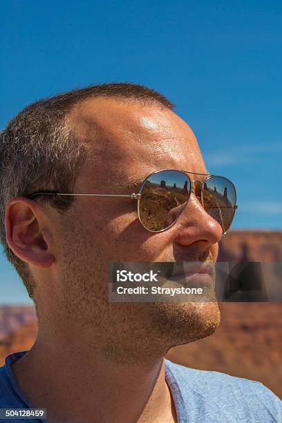 Reflective Moments Stock Photo - Download Image Now - Adult, Arid Climate, Aviator Glasses