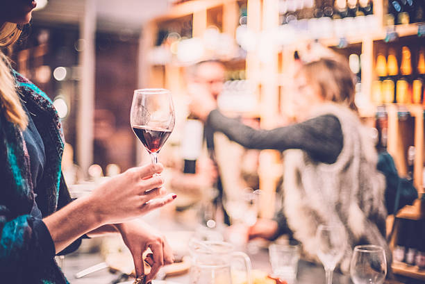 istock People Having Fun in a Wine Bar 504129182