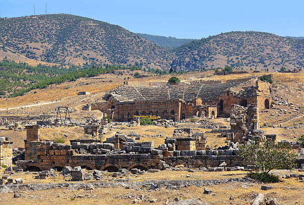 istock Amphitheater ruins at Pamukkale Turkey 504130804