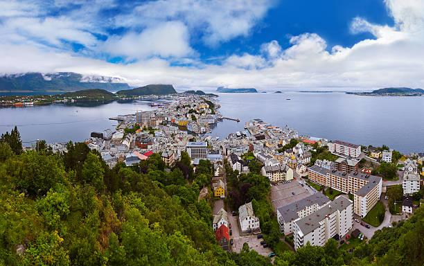 istock Panorama of Alesund Norway 504130892