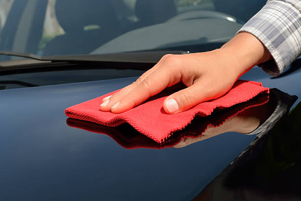 istock Car Care - Polishing a Black Car 504131253