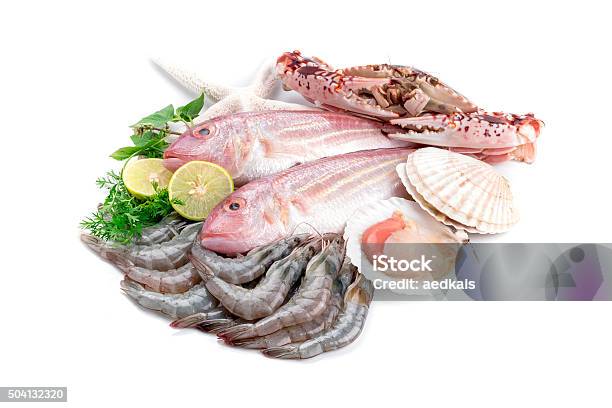 Fresh Seafood Stock Photo - Download Image Now - Close-up, Cooking, Dinner