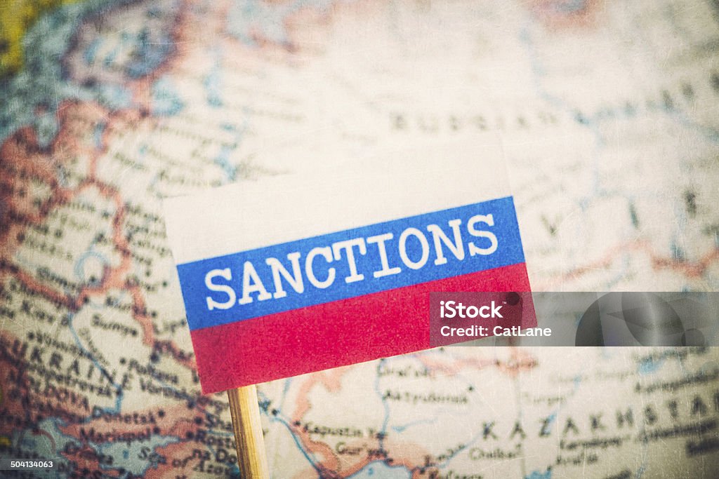 Sanctions Over Russia Sanctions Stock Photo