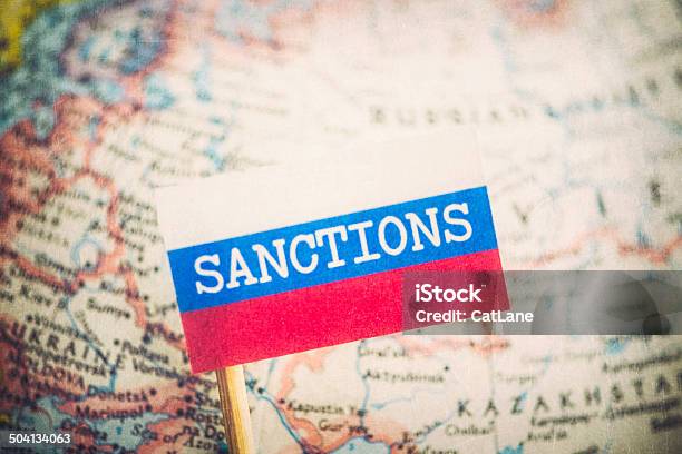 Sanctions Over Russia Stock Photo - Download Image Now - Sanctions, Authority, Russia