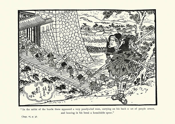 160+ Samurai Woodcuts Illustrations - iStock