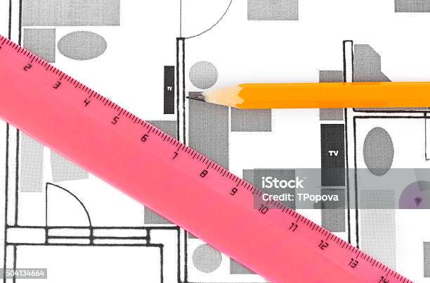 Apartment Plan Stock Photo - Download Image Now - Apartment, Architect, Architecture