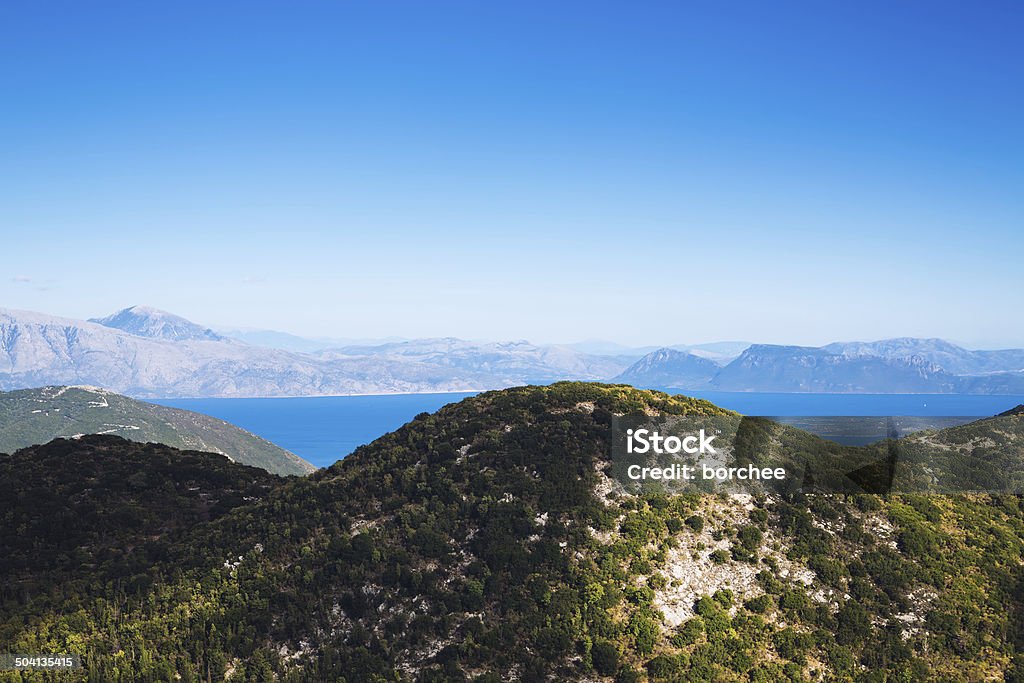 Griechische Landschaft - Lizenzfrei Anhöhe Stock-Foto