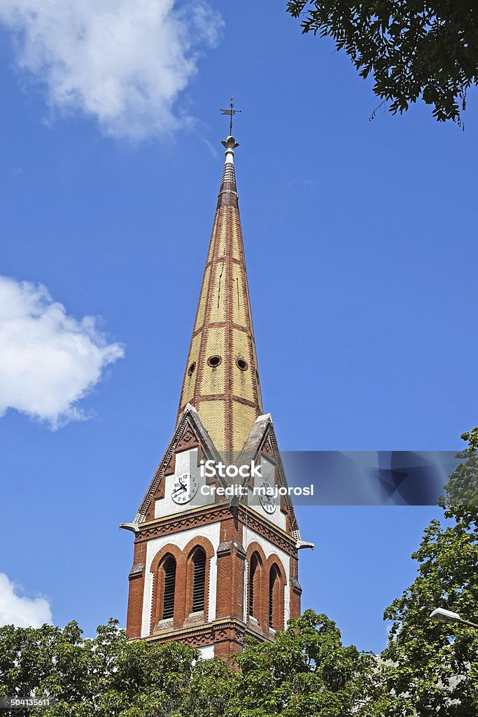 Torre della Chiesa - Foto stock royalty-free di Albero