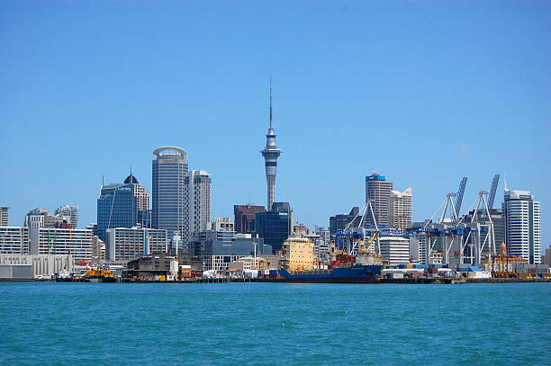 istock Auckland city center view 504178088