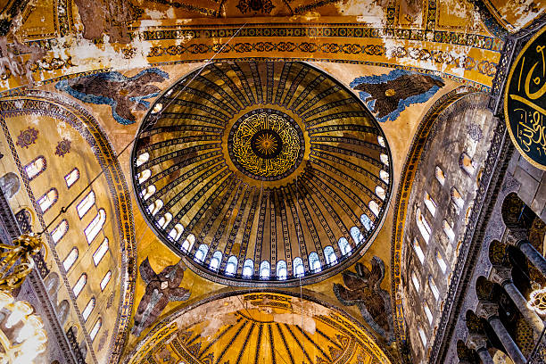 istock The Hagia Sophia church dome 504178170