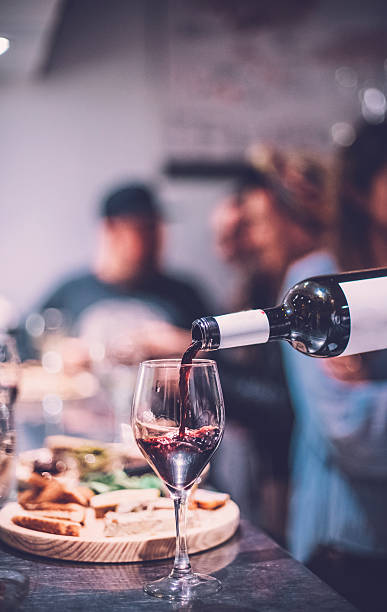 People Having Fun in a Wine Bar