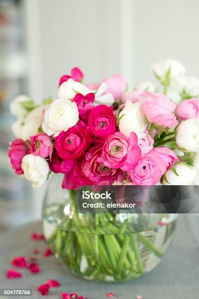 Beautiful Bouquet Of Flowers Stock Photo - Download Image Now - Bouquet, Ranunculus, Bunch of Flowers