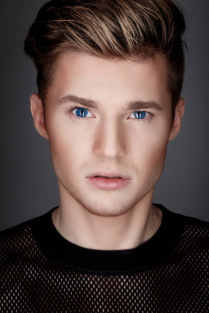 istock Elegant young handsome man. Studio fashion portrait. 504182424