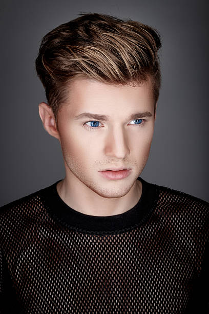 istock Elegant young handsome man. Studio fashion portrait. 504182476