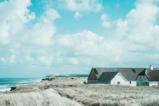 istock Cottages and wild coastline 504191368