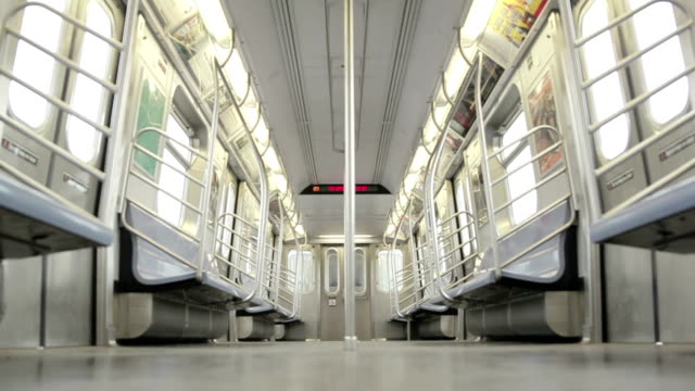 Empty subway car