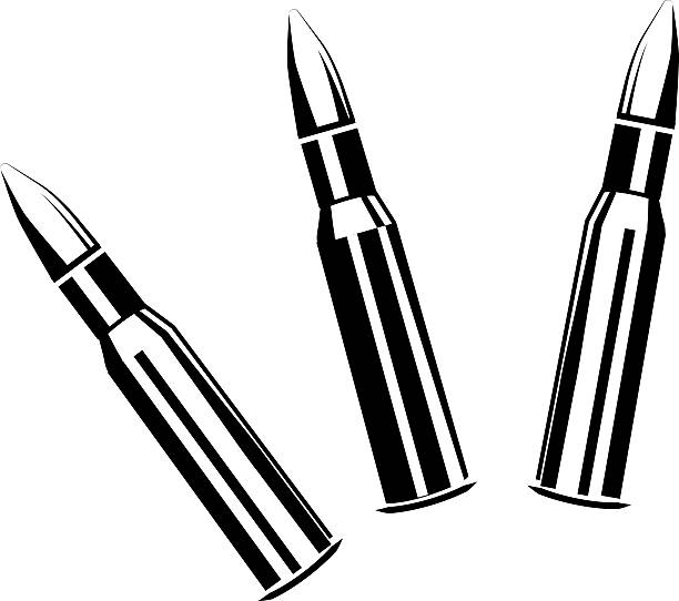 ilustraciones, imágenes clip art, dibujos animados e iconos de stock de conjunto de balas para rifles - cartridges meters