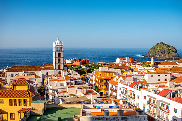 istock Garachico town cityscape view 504220978