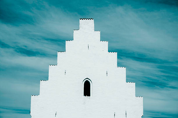 schody do nieba - cloud house blue danish culture zdjęcia i obrazy z banku zdjęć