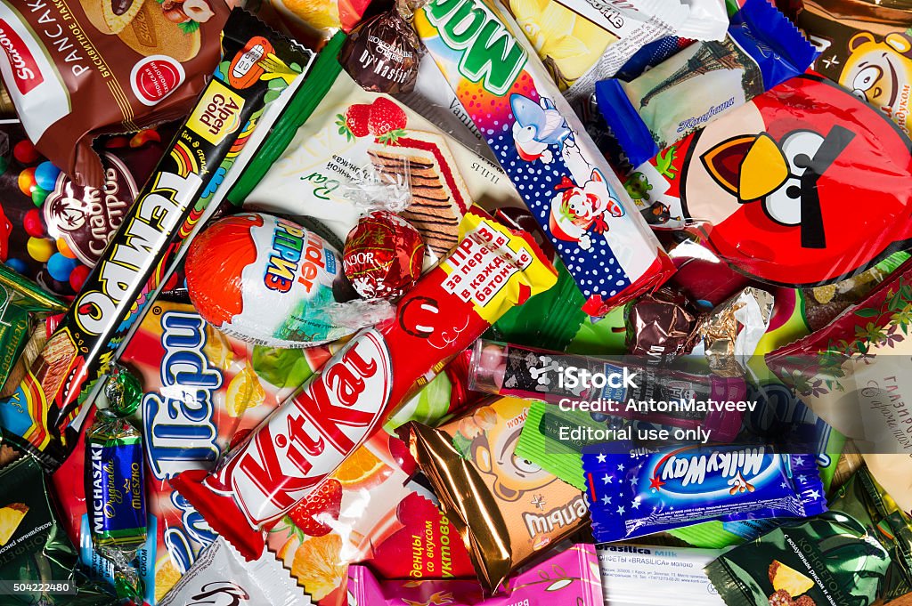 Doces, chocolates, doces - Foto de stock de Doces royalty-free