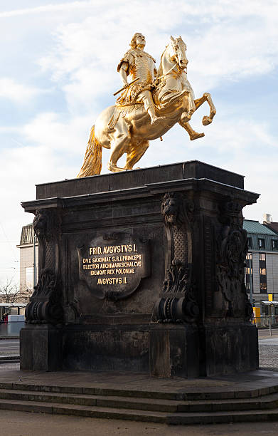 istock Golden Horseman. Dresden. Germany. 504223774