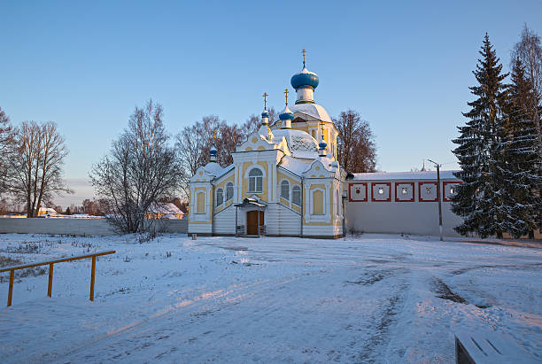 istock Gate Church of the Tikhvin Assumption Monastery 504223820