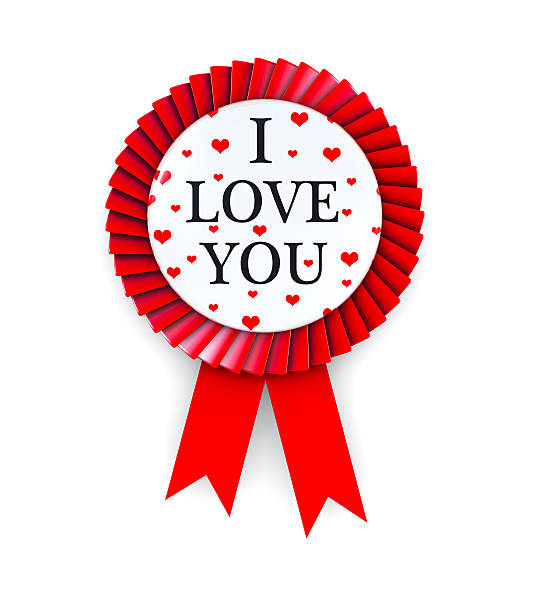 istock I Love You Text on Cockade 504224196