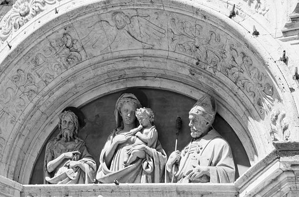 The Church of Santa Maria Zobenigo or Chiesa di Santa Maria del Giglio in Venice, Italy