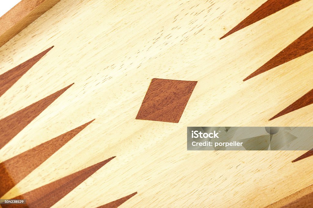 Backgammon board close up shot of a wooden backgammon board Activity Stock Photo