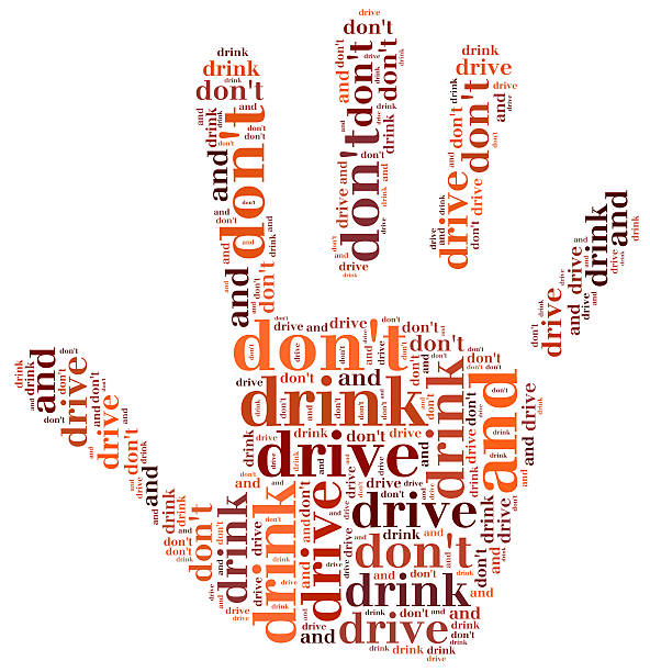 istock Graphic design related to driving after alcohol 504239297