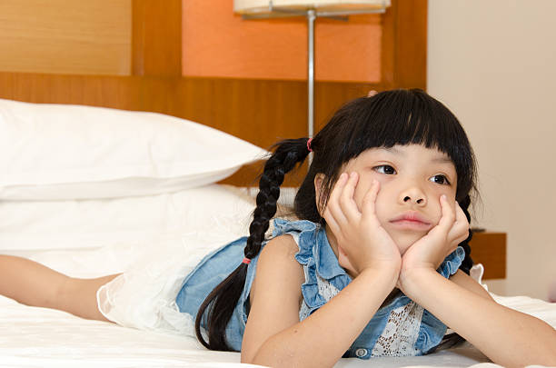 istock Woman sleep on bed 504239371