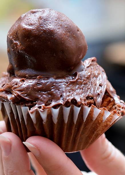 istock cupcakes with peanutbutter balls 504240446